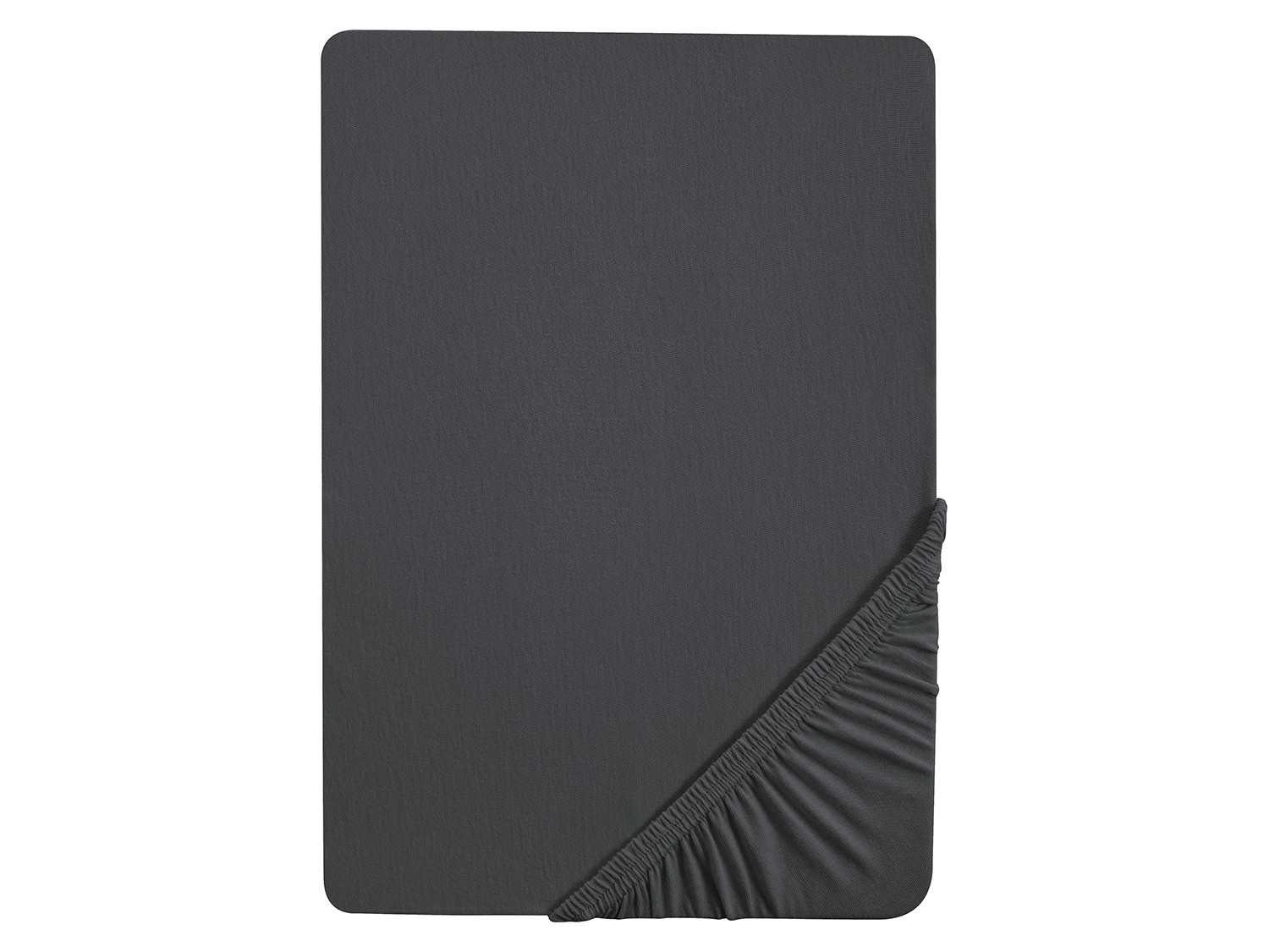 Biberna Drap-housse en jersey, 90-200 x 200-220 cm (charbon, 140 - 160 x 200 cm)