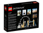 Modèle LEGO Architecture de l'horizon de Londres avec le Tower Bridge, Big Ben et le London Eye.