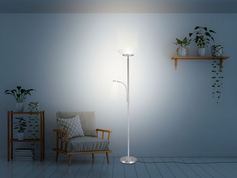Aller en mode plein écran : LIVARNO home Lampadaire à LED avec liseuse - Image 13