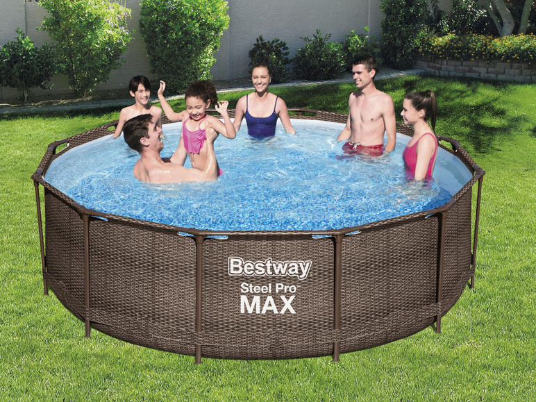 Aller en mode plein écran : Bestway Kit piscine hors sol Steel Pro Max™, avec pompe de filtration - Image 5