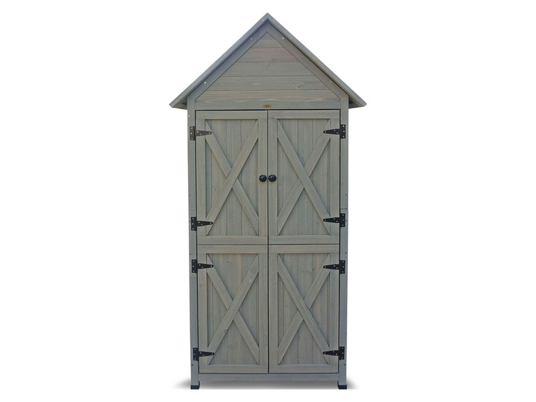 Aller en mode plein écran : HABAU Armoire de jardin Lena, 83 x 45 x 178 cm - Image 1