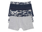 Trois boxers avec imprimé camouflage