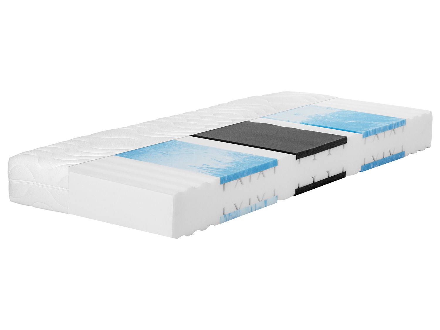 BeCo Matelas en mousse confort Medibett Top, 7 zones, H2, H3 ou H4