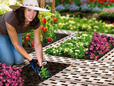 Prosperplast Dalles Pad R222, 60 x 20 cm, antidérapantes, système d’encliquetage