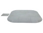 Un tapis gris pour piscine gonflable Lay-Z-Spa.