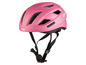 Un casque de vélo rose Abus.