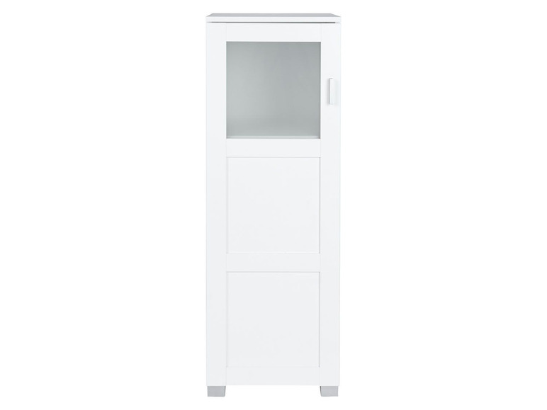 Aller en mode plein écran : LIVARNO home Armoire latérale de salle de bains Bâle, 37 x 115 x 34,8 cm, blanche - Image 1