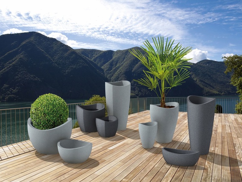 Scheurich Pot à plantation Wave Globe 3