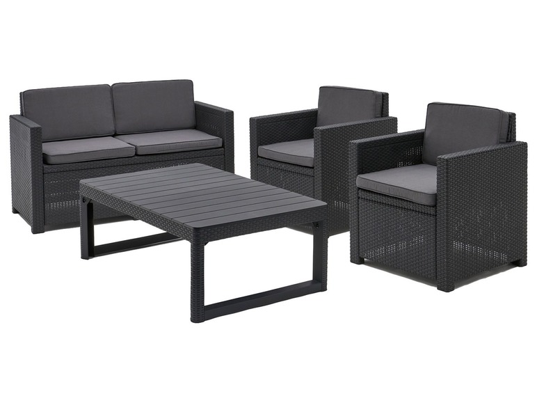 Aller en mode plein écran : Keter Salon de jardin Victoria/Lyon, aspect rotin, 4 pièces - Image 18