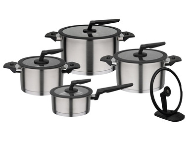GSW Batterie de cuisine »Apart«, 9 pièces, en acier inoxydable, avec fond thermo-capsulé
