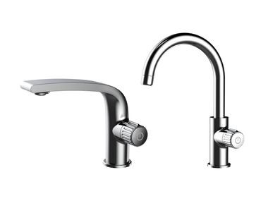Duschwell Mitigeur de lavabo de salle de bain Basic, avec mousseur Neoperl