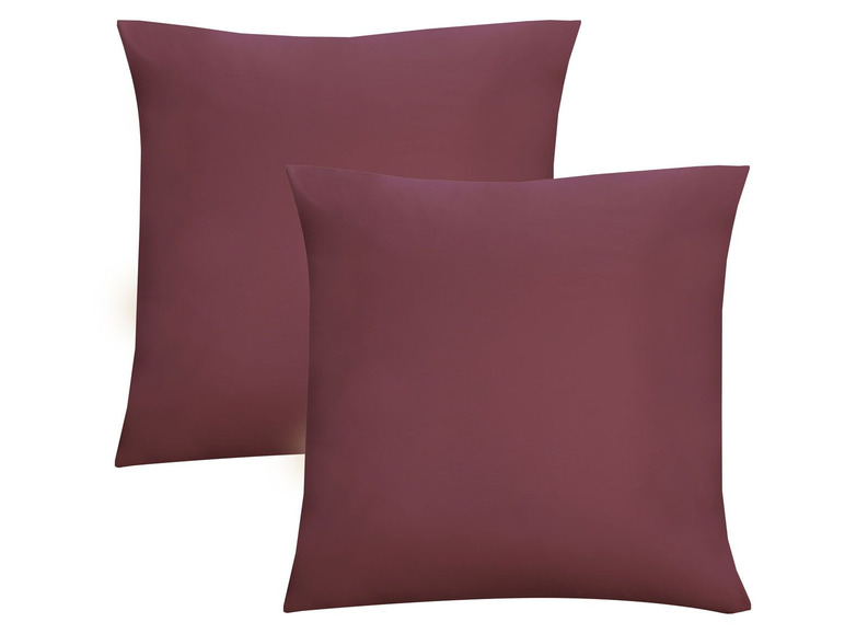 Aller en mode plein écran : BIBERNA, Lot de 2 housses de coussin en jersey fin - Image 19