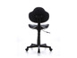 Chaise de bureau noire avec roulettes