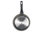Une poêle noire avec un fini pierre de la marque Russell Hobbs.