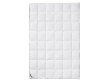 Fjödur Couette à cassettes classique avec des plumes et du duvet, moyen