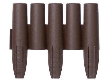 Prosperplast Lot de 10 bordures de pelouse Palisada, longueur 2,7 m