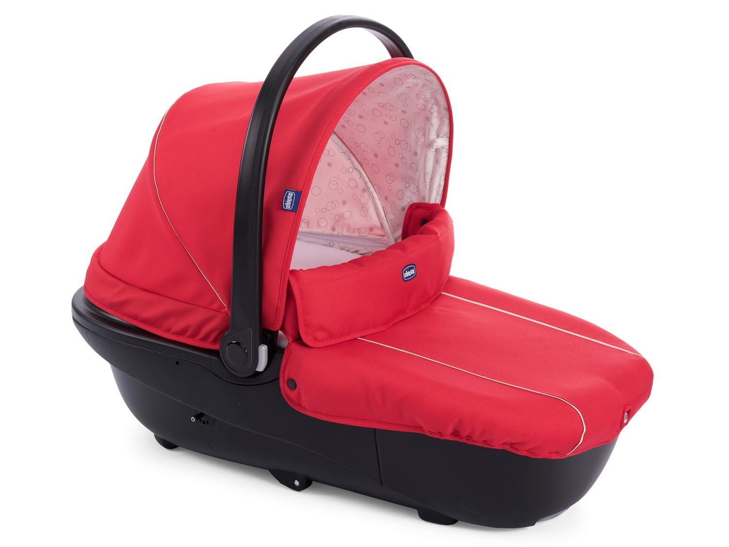 Poussette Trio Sprint Chicco Noir et Rouge