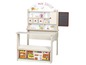 Magasin en bois pour enfants avec des fruits et des légumes.