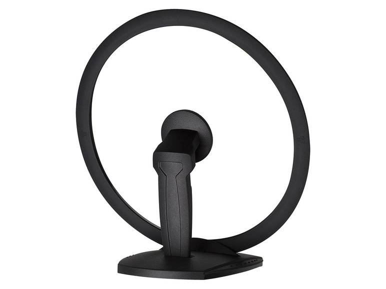 Une antenne noire pour recevoir la télévision numérique.