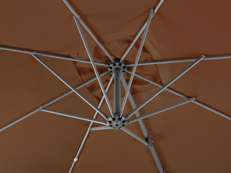 Aller en mode plein écran : Schneider Parasol déporté Valencia et housse de protection, portée 250 cm - Image 7