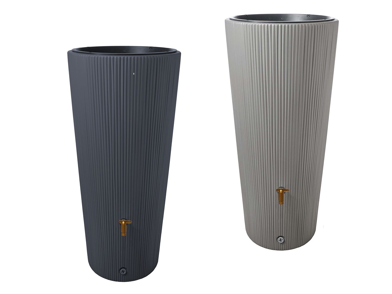 4rain Récupérateur d'eau de pluie VASO 2in1 Decor, 220 L