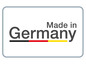 Étiquette Made in Germany avec le drapeau allemand.