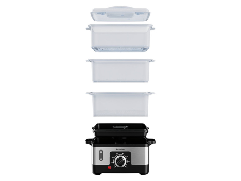 Aller en mode plein écran : SILVERCREST® KITCHEN TOOLS Cuiseur vapeur SDG 950 C3, 950 W - Image 4