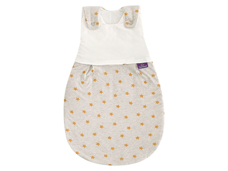 Aller en mode plein écran : Träumeland Gigoteuse bébé, motif étoiles jaune moutarde, TOG 2 - Image 1