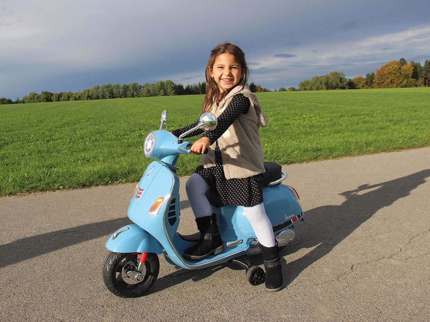 Scooter Électrique Vespa GTS 125 12V pour Enfants Neuf - vue 7