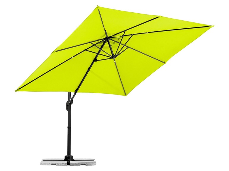 Aller en mode plein écran : Schneider Parasol déporté Valencia et housse de protection, portée 250 cm - Image 9