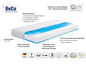 BeCo matelas en mousse de confort 7 zones avec housse en double coton, idéal pour les matelas réversibles et pour couples.