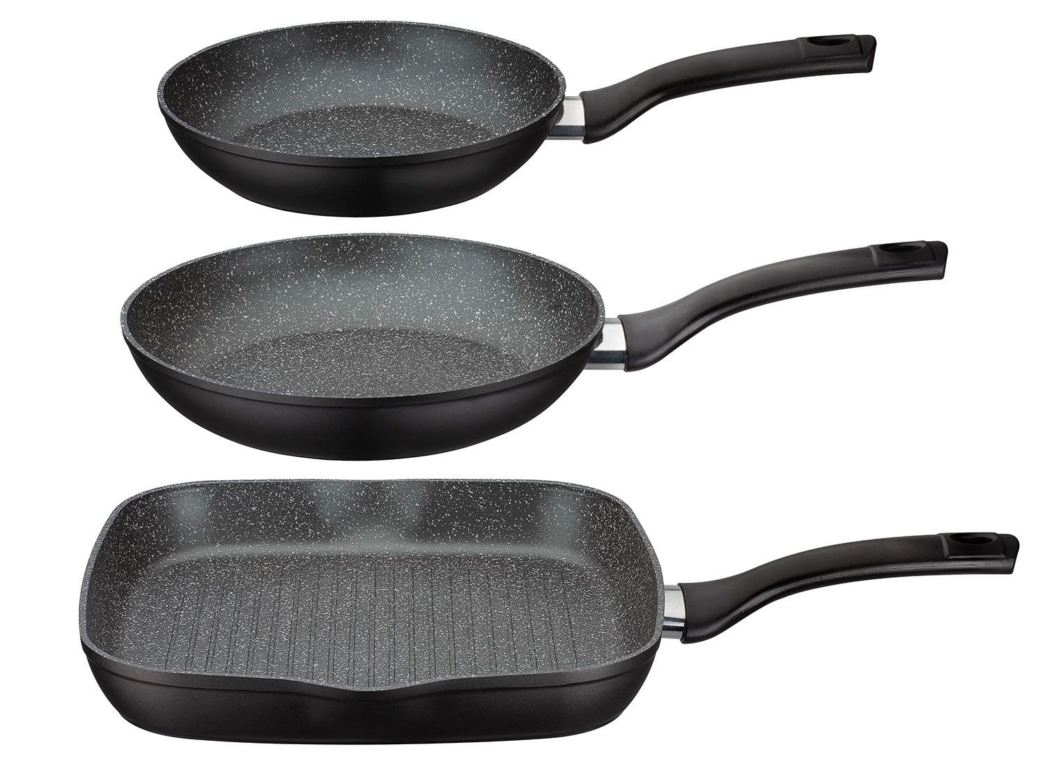 Set de poêles et de casseroles GSW Granit Gourmet - vue 2