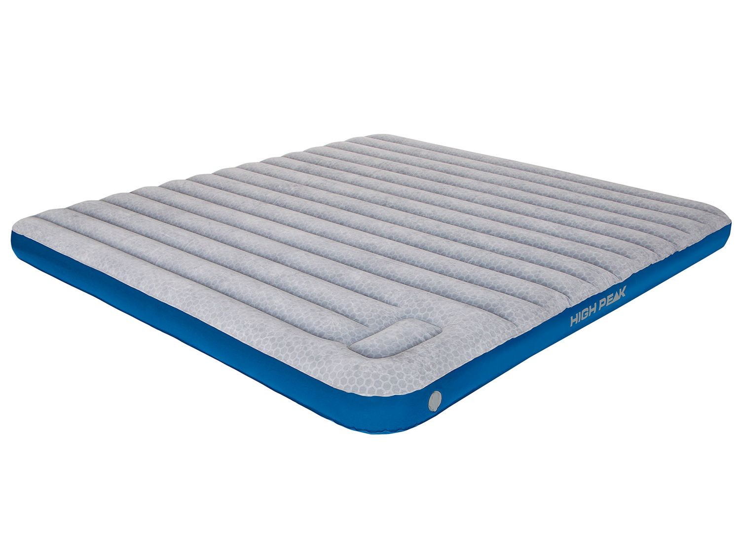 Matelas Gonflable Randonnée High Peak Dayton XL - 197x70x10cm, Pompe Intégrée, Isolant