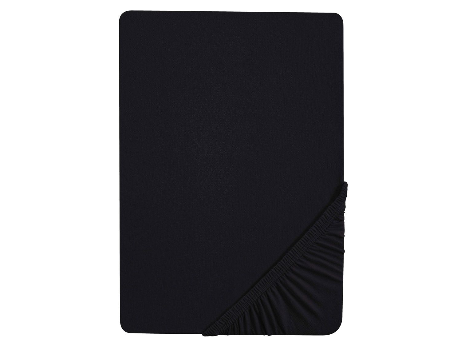 Biberna Drap-housse en jersey (noir, 180-200 x 200 cm)