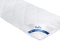 Oreiller BeCo blanc avec matelassage.