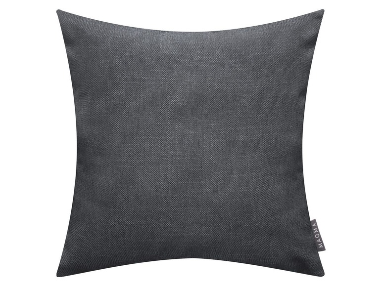 Lot De 2 Housses De Coussin Latéral – 100% Coton Jersey 170g/m² – Gris Anthracite – 40x145 Cm – Fermeture Zippée