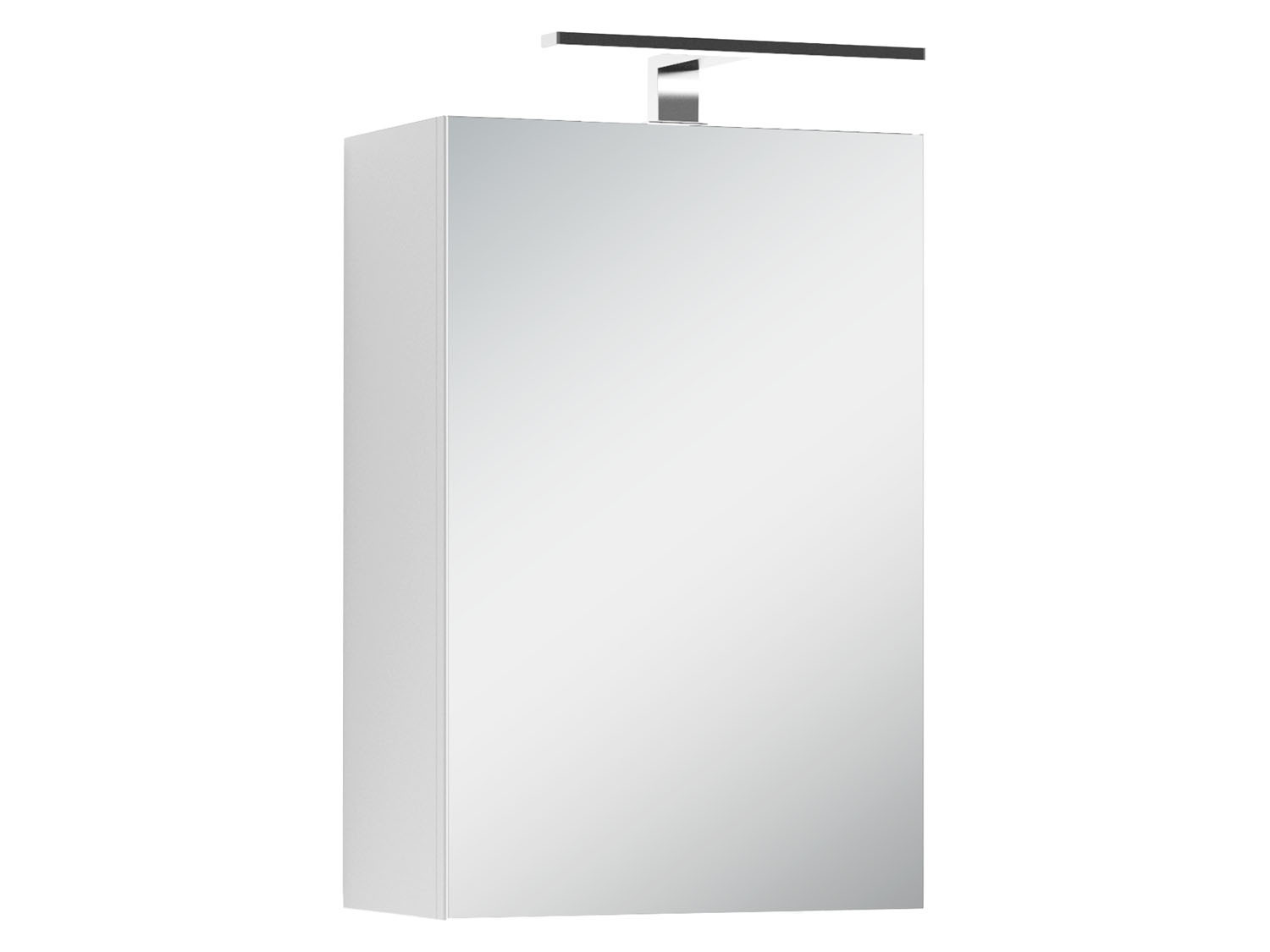 BYLIVING Armoire de toilette Spree avec LED (blanc, 40cm)