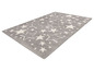 Un tapis gris avec des étoiles blanches.