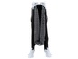 Un lit parapluie Safety 1st avec un motif géométrique noir et blanc.