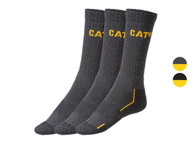 Caterpillar Lot de 3 paires de chaussettes de travail homme