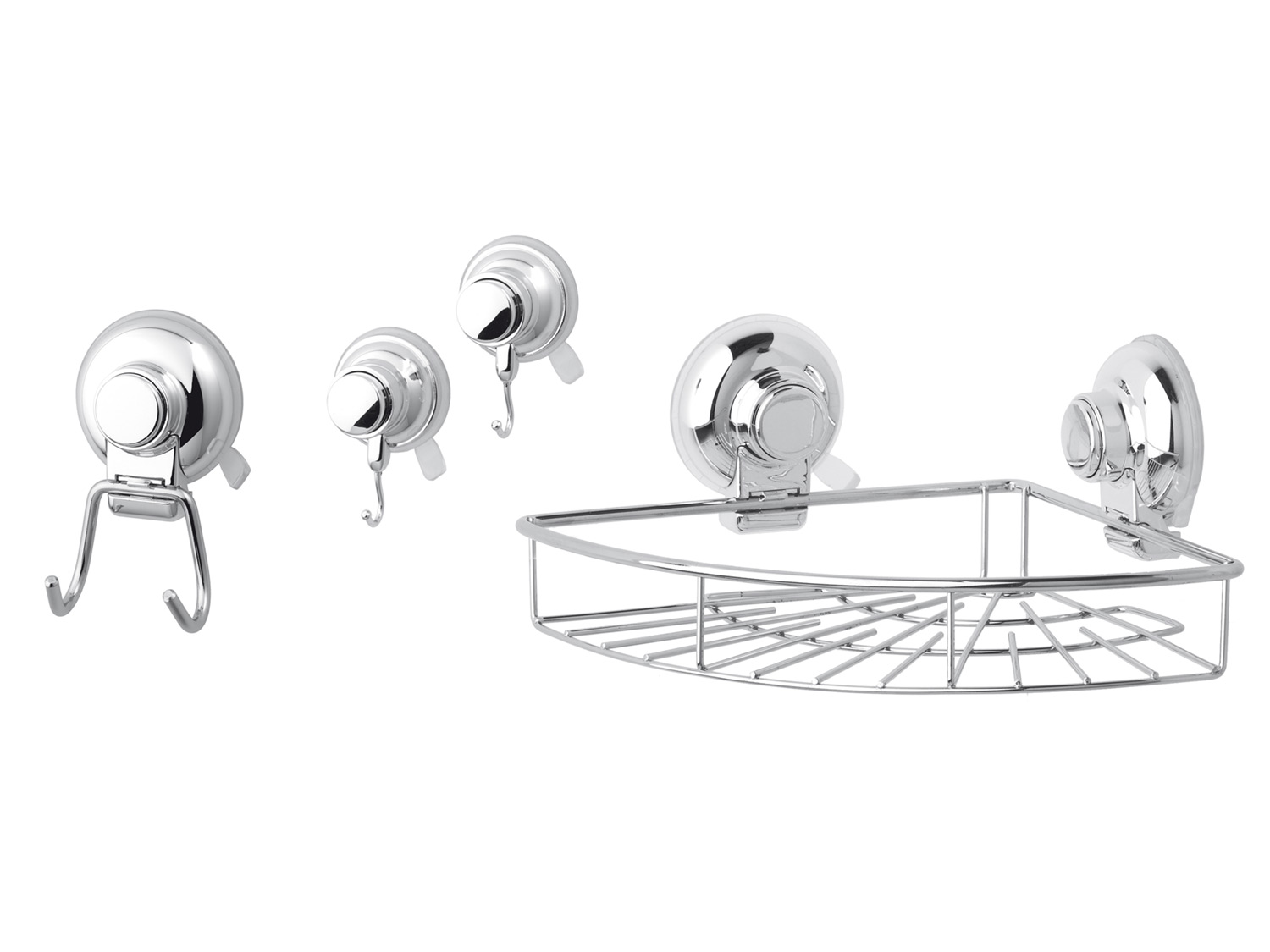GSW HOOKIE System® argenté (Rangement 4 pièces, Set S)