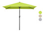 Parasol vert avec un mât noir