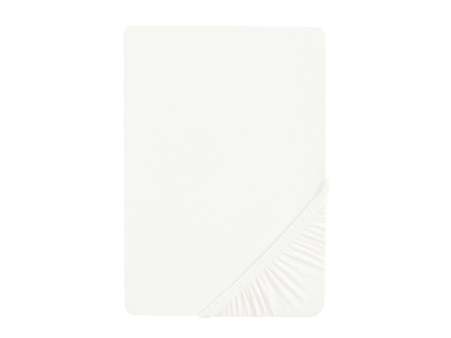 Biberna Drap-housse en jersey (blanc, 90-100 x 200 cm)
