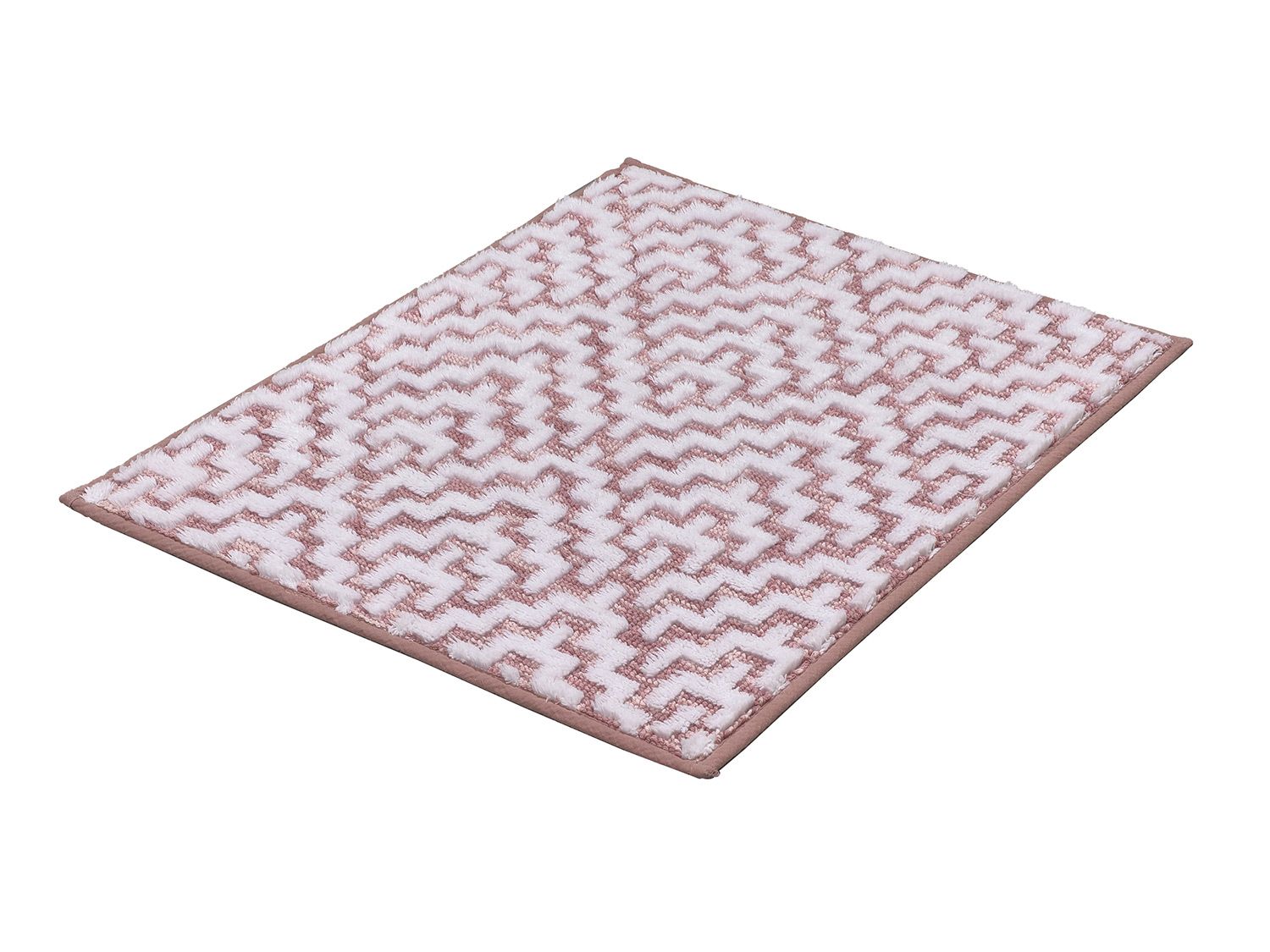 Kleine Wolke Tapis de bain « Botany », différentes tailles disponibles, en coton, avec effet de relief (50 x 60 cm, rose)