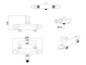Diagramme d'un mitigeur de douche thermostatique.