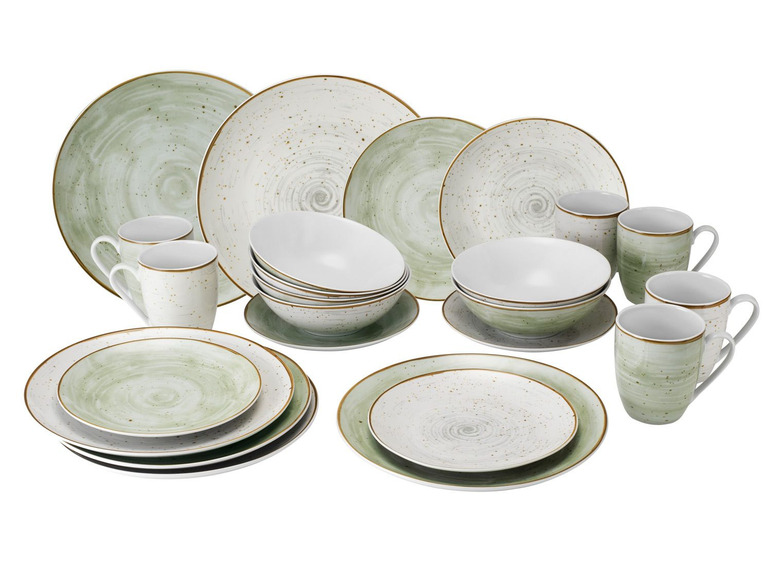 Aller en mode plein écran : vanWell Service de table en porcelaine, 18 ou 24 pièces - Image 9