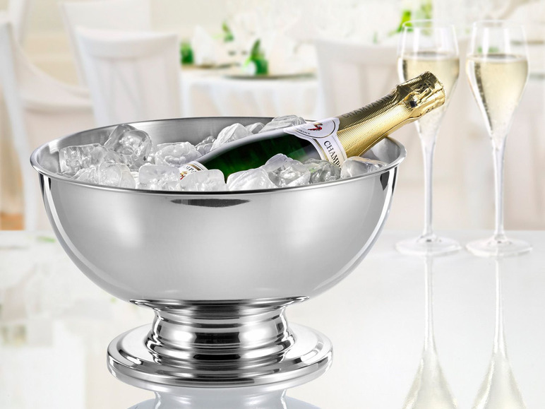 Aller en mode plein écran : Esmeyer Vasque à champagne en acier inoxydable d’une contenance d’env. 5 l - Image 2
