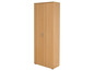 Une armoire en bois avec deux portes.