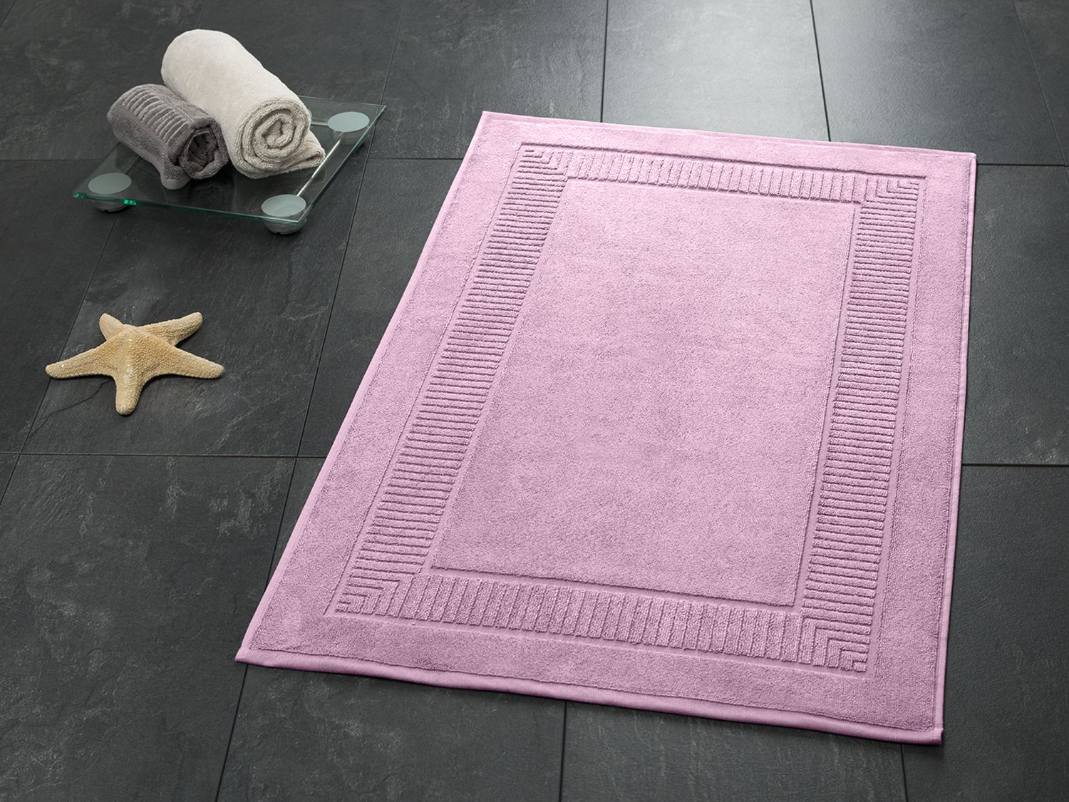 Gozze+Tapis+de+bain,+50+x+70+cm+(vieux+rose)