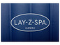 Logo de Lay-Z-Spa Hawaii sur un fond bleu.